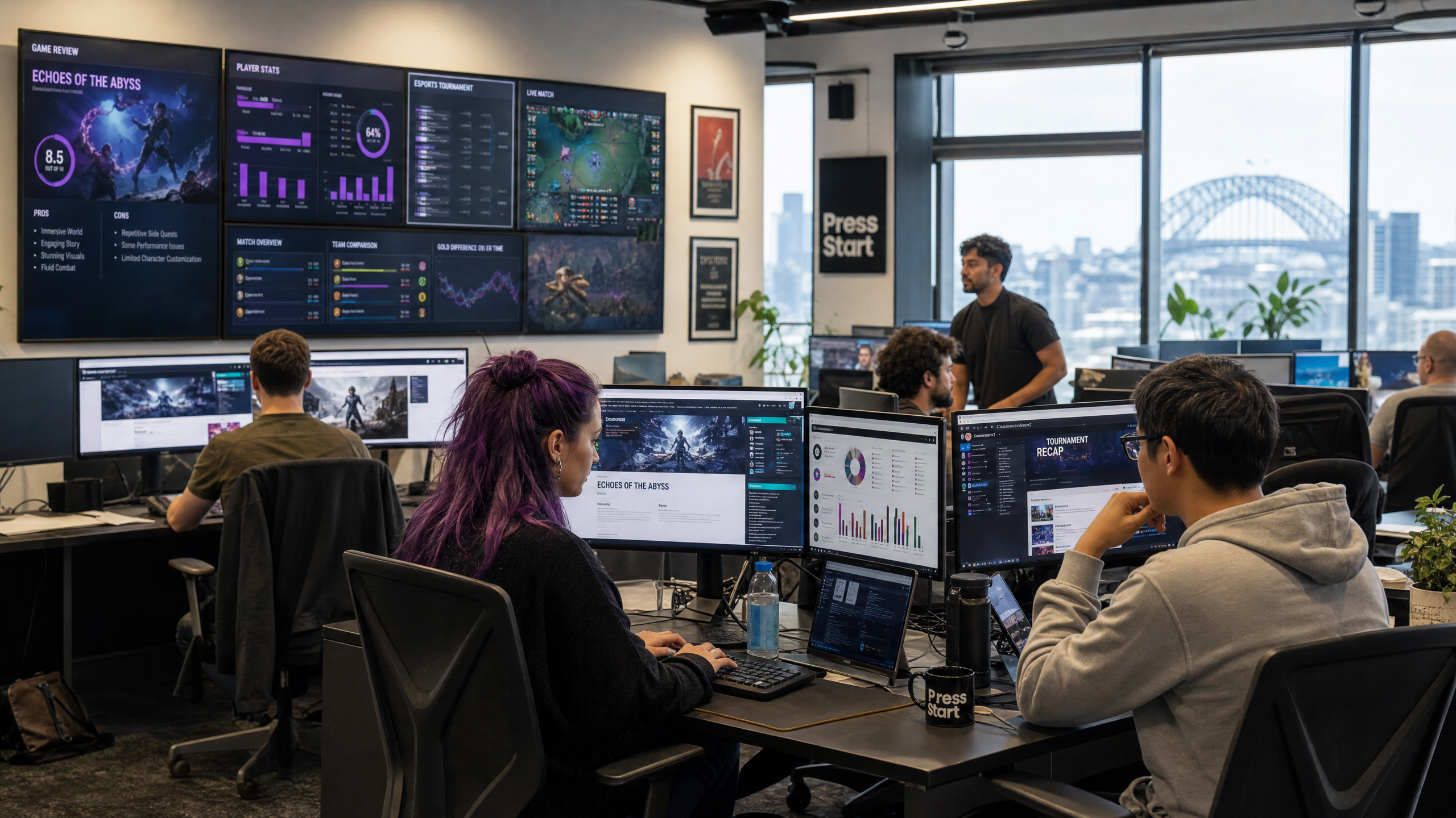 The VertexQuest team at work in their Sydney office